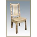 Montana Woodworks Montana Woodworks MWKSCN Montana Collection Side Chair  Dining or Desk Ready to Finish Standard Wooden Seat MWKSCN